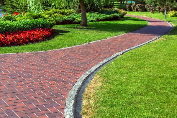 Brick Walkway Installation in Longwood
