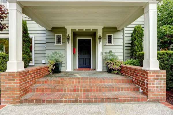 Front Porch Masonry Repair in Longwood