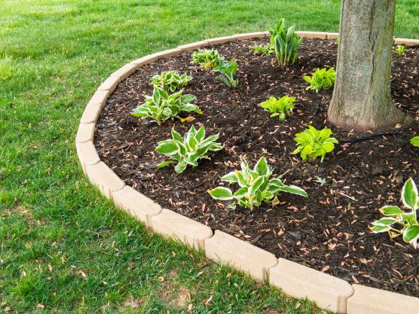 Stone Border Installation in Longwood