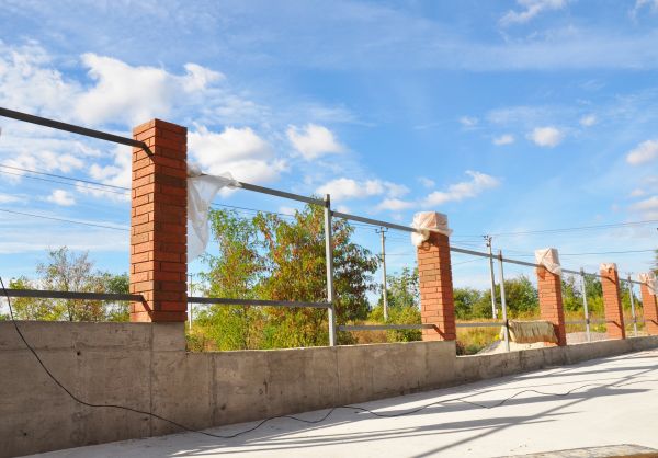 Brick Pillar Installation in Longwood